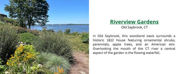The Garden Conservancy - Opening Days:  Riverview Gardens