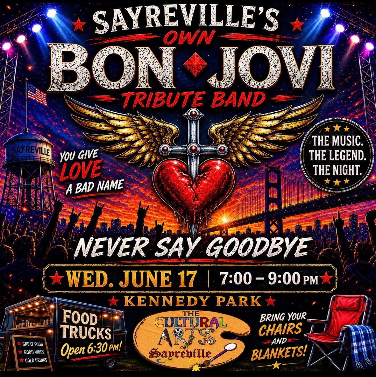 Sayreville's Own Bon Jovi Tribute Band -Rescheduled to 6/17 due to weather
