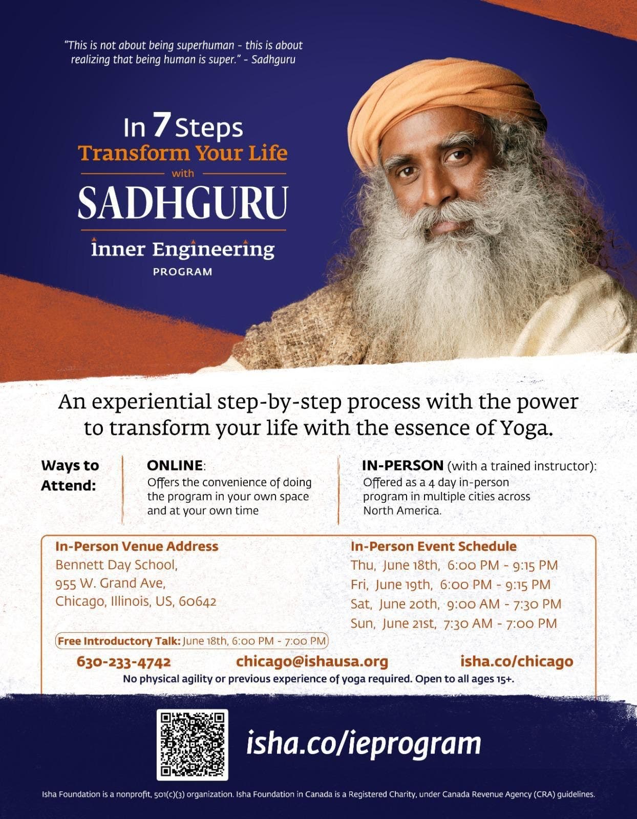 Inner Engineering Program with Sadhguru
