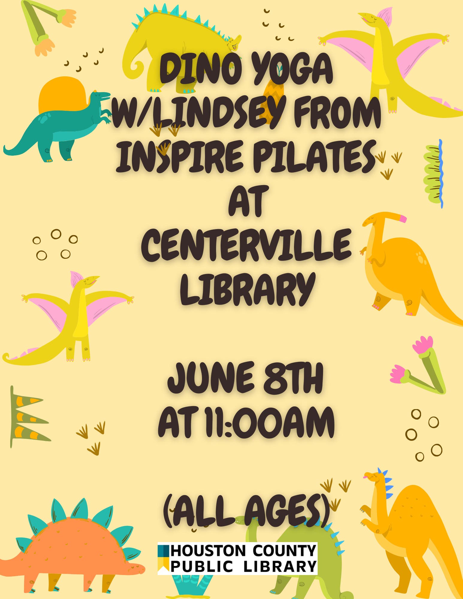 Dino Yoga W/Lindsey From Inspire Pilates