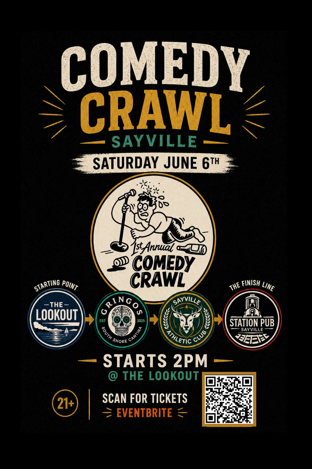 Comedy Crawl - Sayville