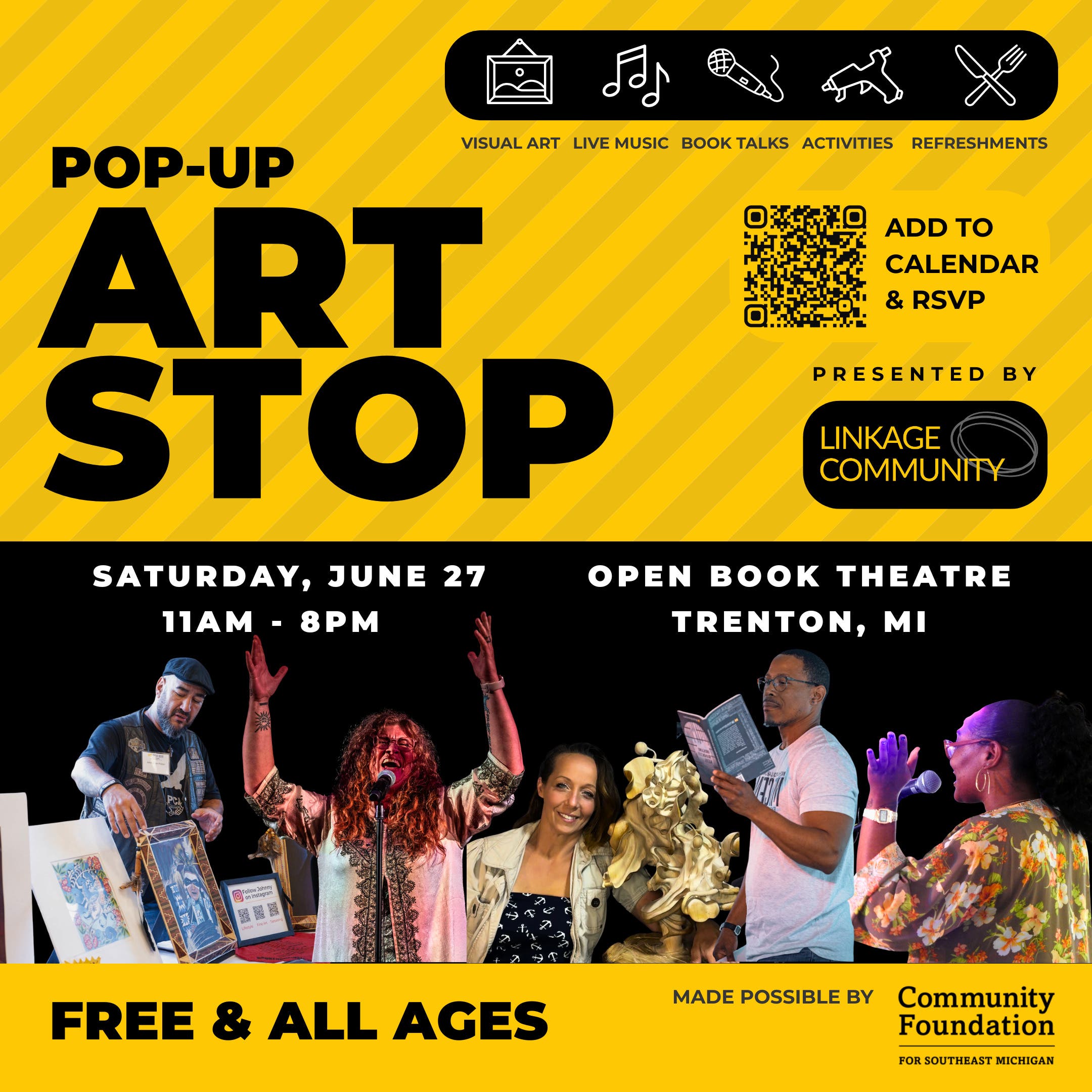 FREE Pop-Up Art Stop, hosted by Linkage Community