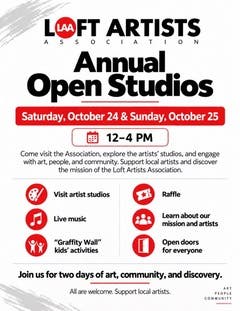 LAA Open Studios 10/24-10/25
