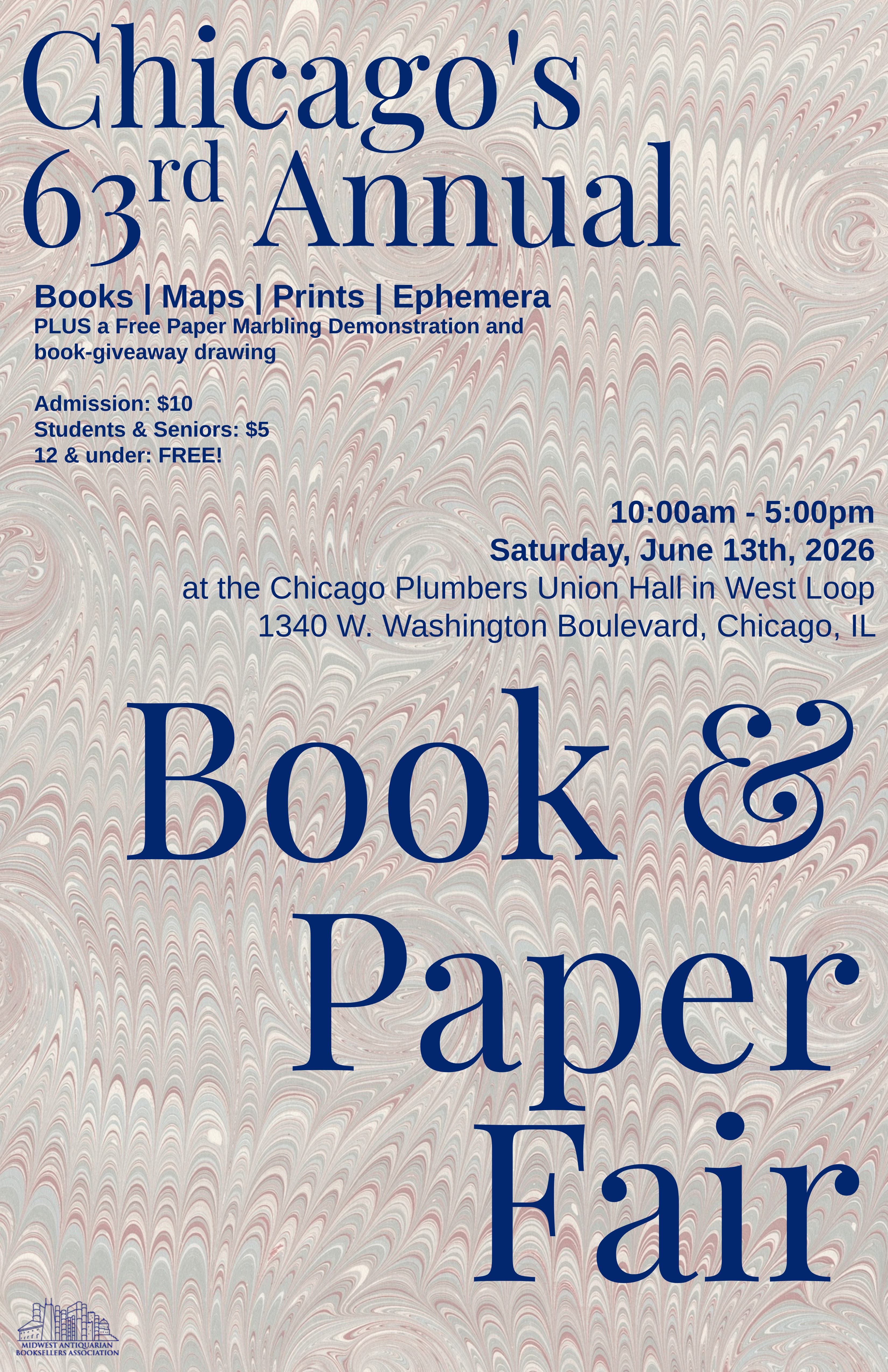 63rd Chicago Book & Paper Fair