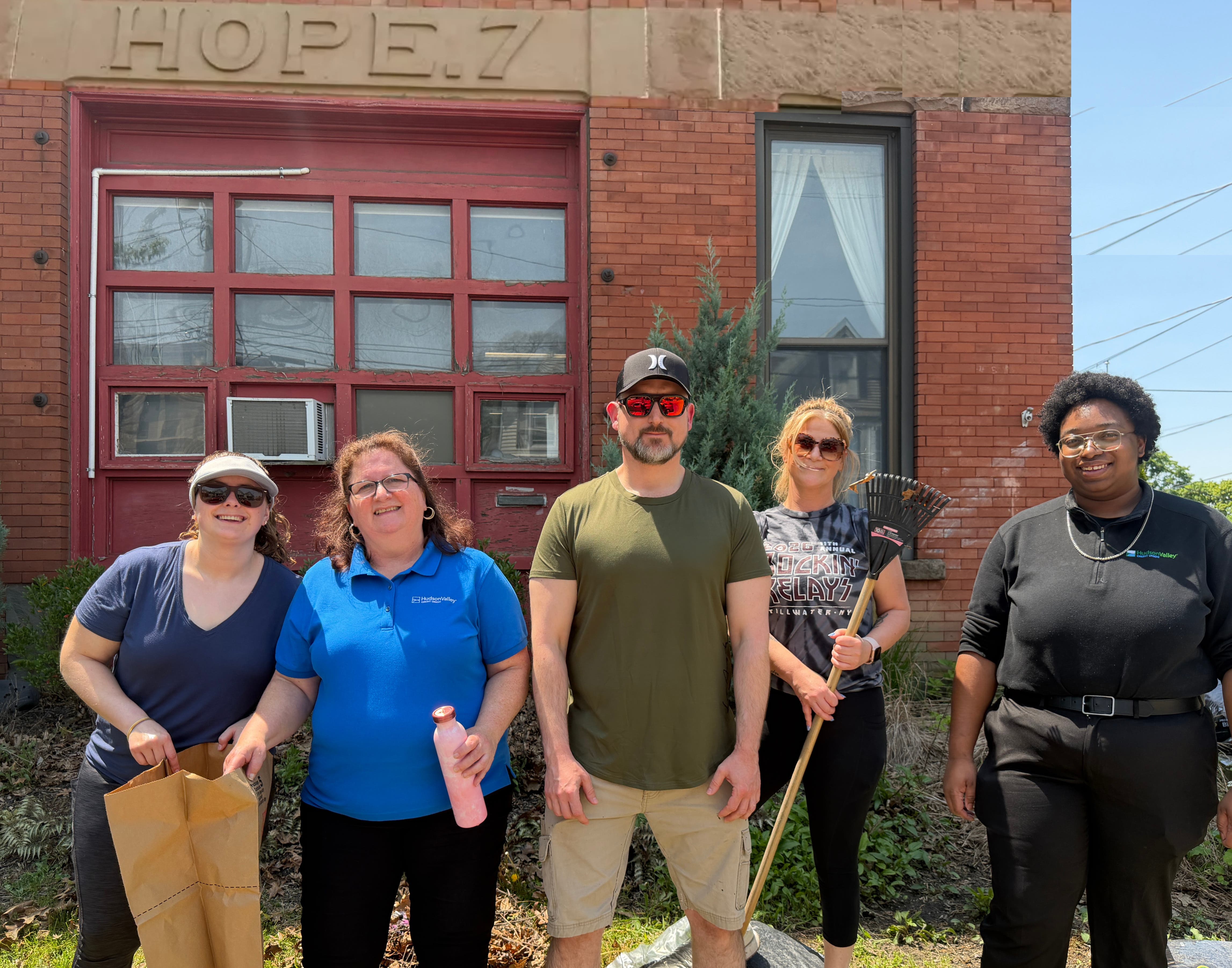 Digging into the Community: Hudson Valley Credit Union Participates in 518 Day