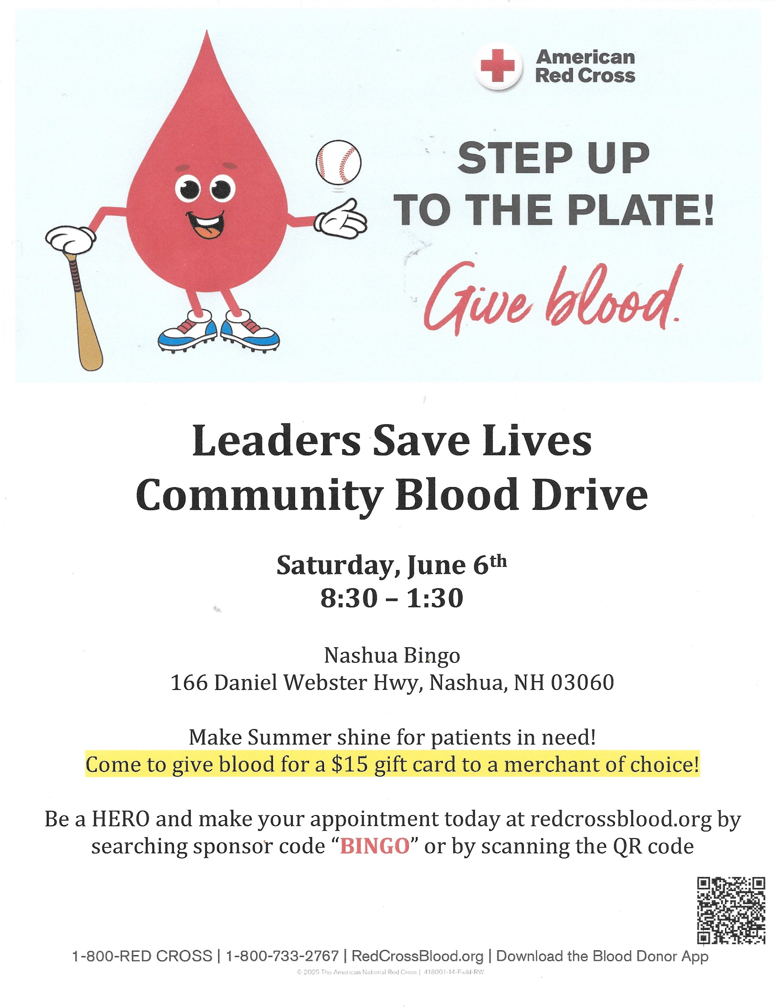 Leaders Save Lives Community Blood Drive