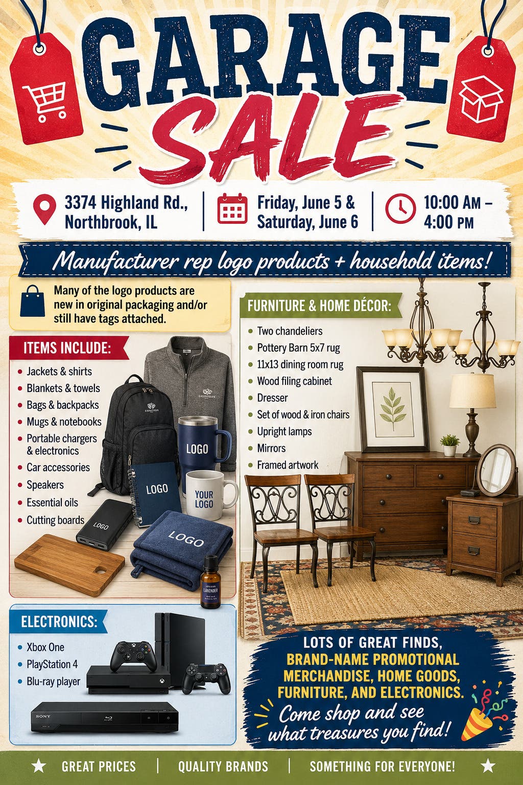Northbrook Garage Sale