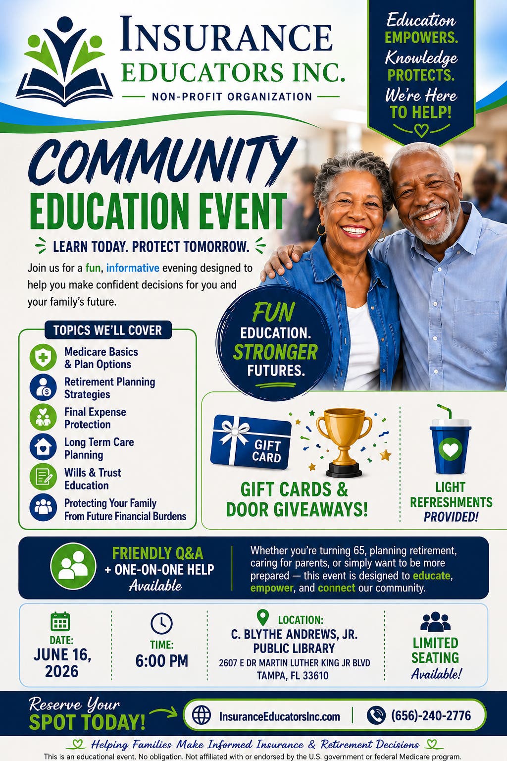 Helping Families Protect Their Health, Savings & Future