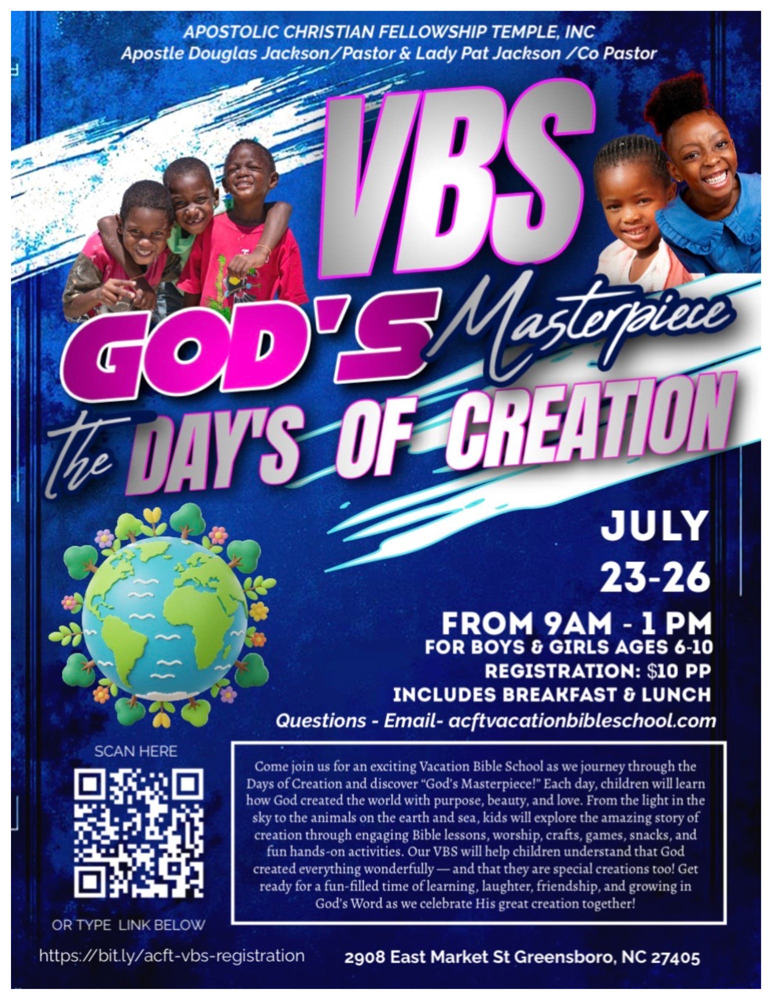 VBS God's Masterpiece: The Days Of Creation