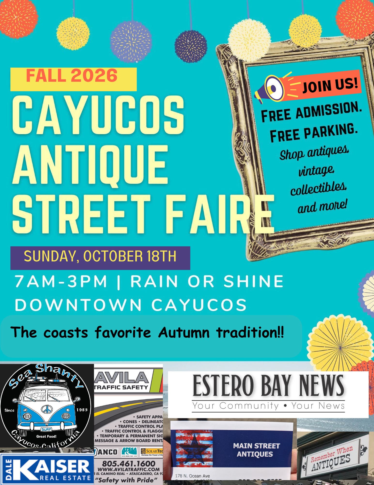 Cayucos Antique Street Fairee