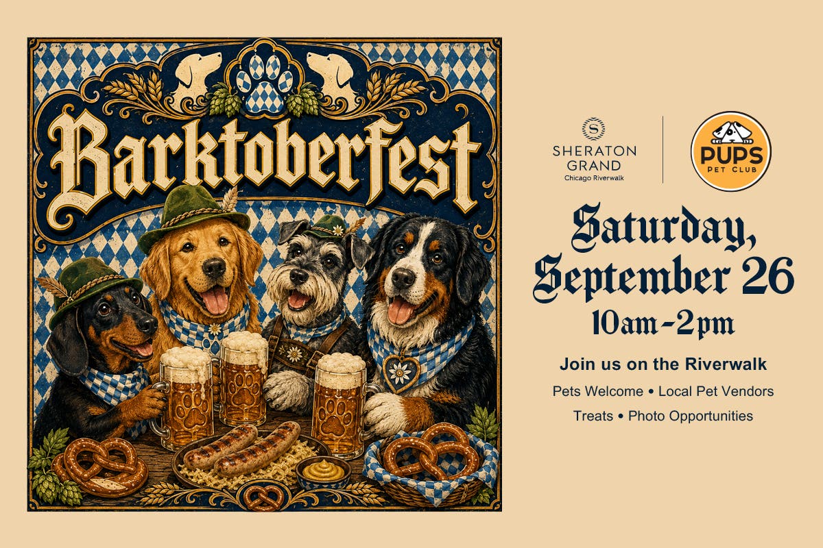 Barktoberfest at Sheraton Grand Chicago Riverwalk