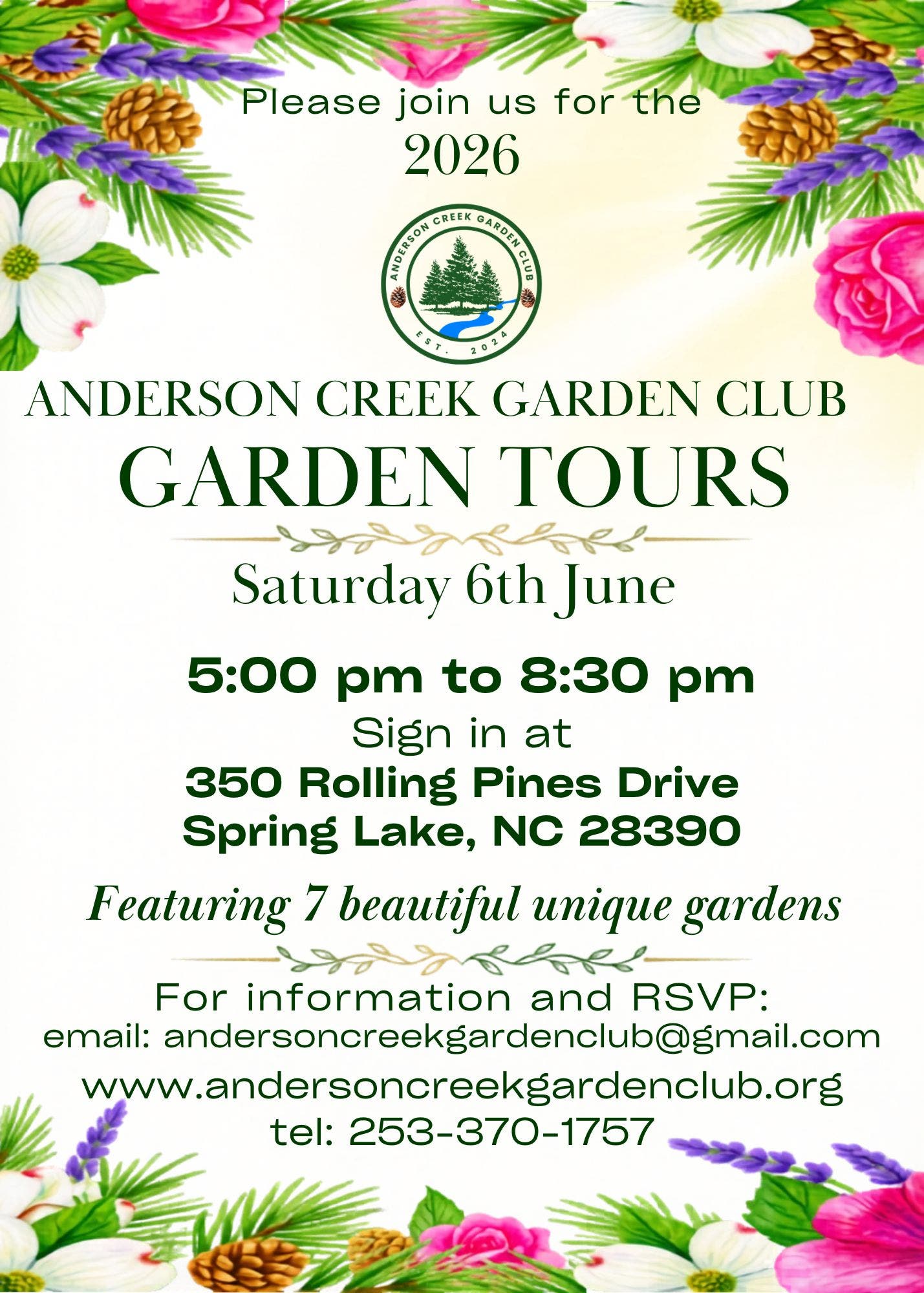 Anderson Creek Garden Club ~Garden Tours