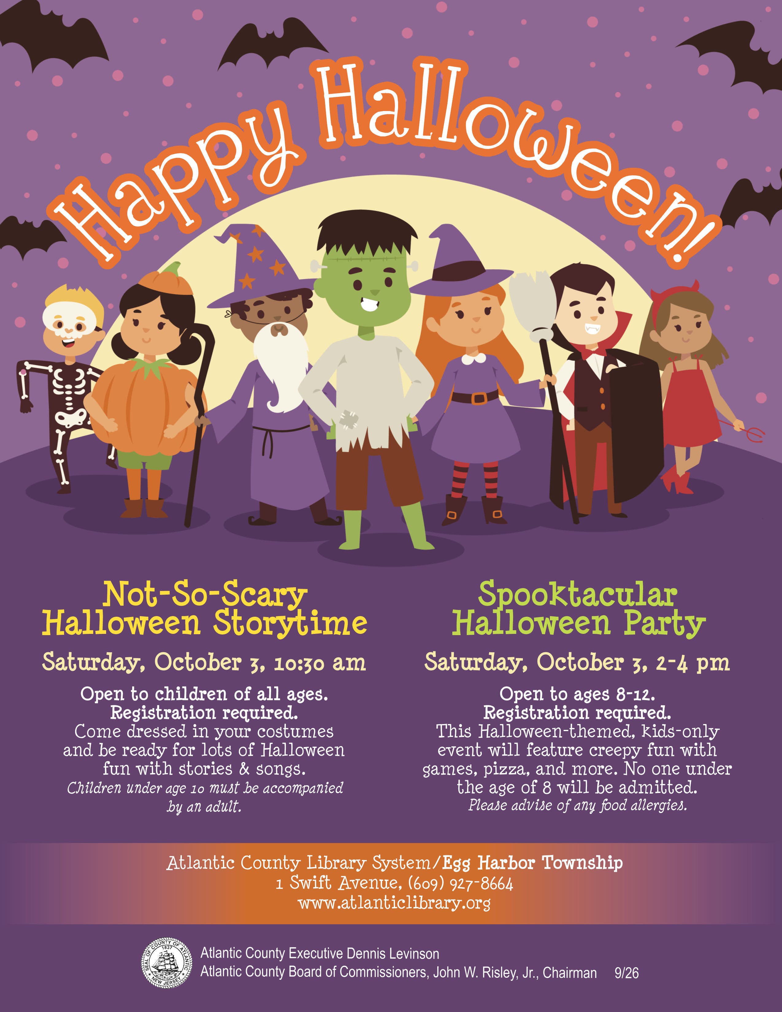 Not-So-Scary Halloween Storytime