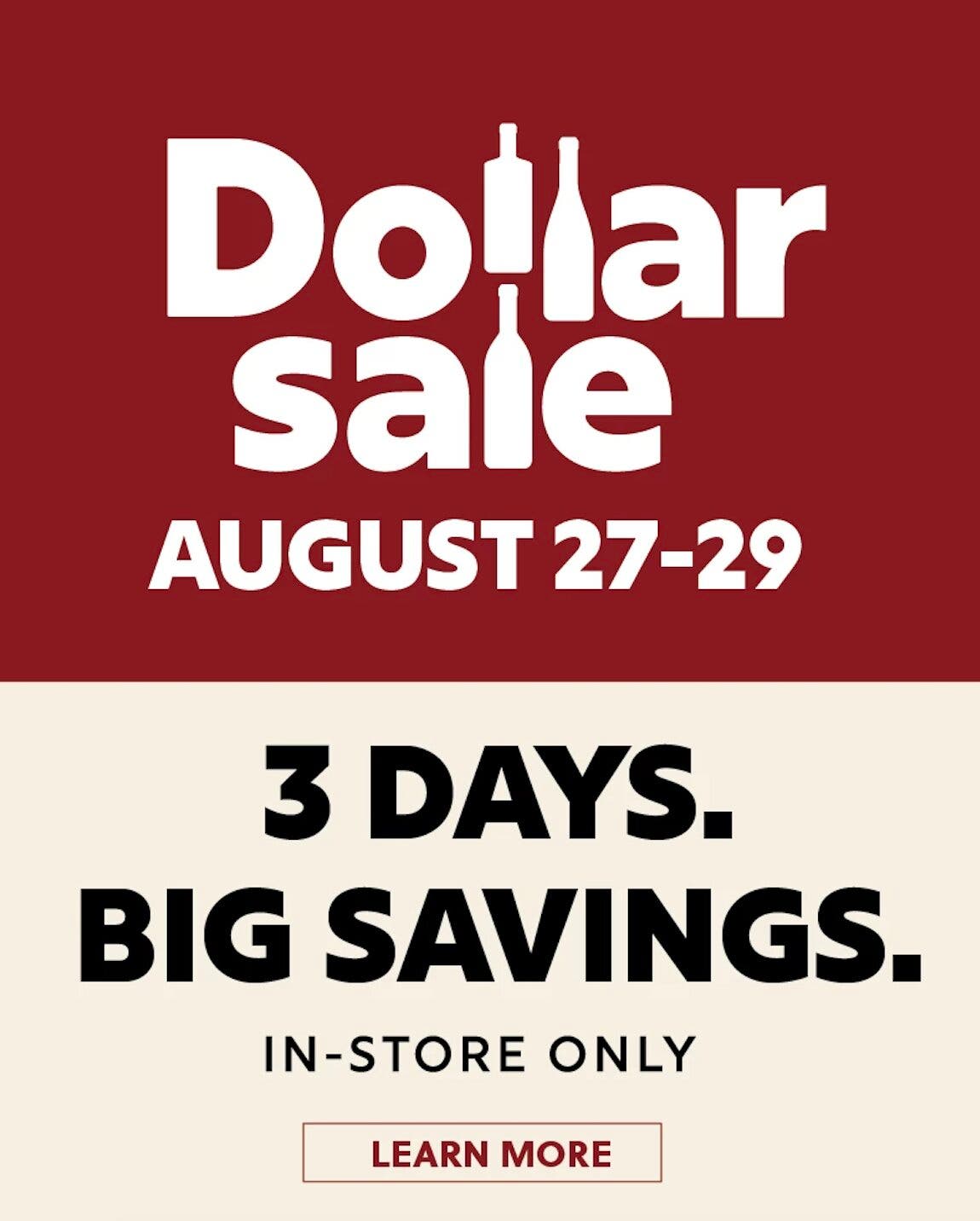 Twin Liquors' Annual Dollar Sale 
