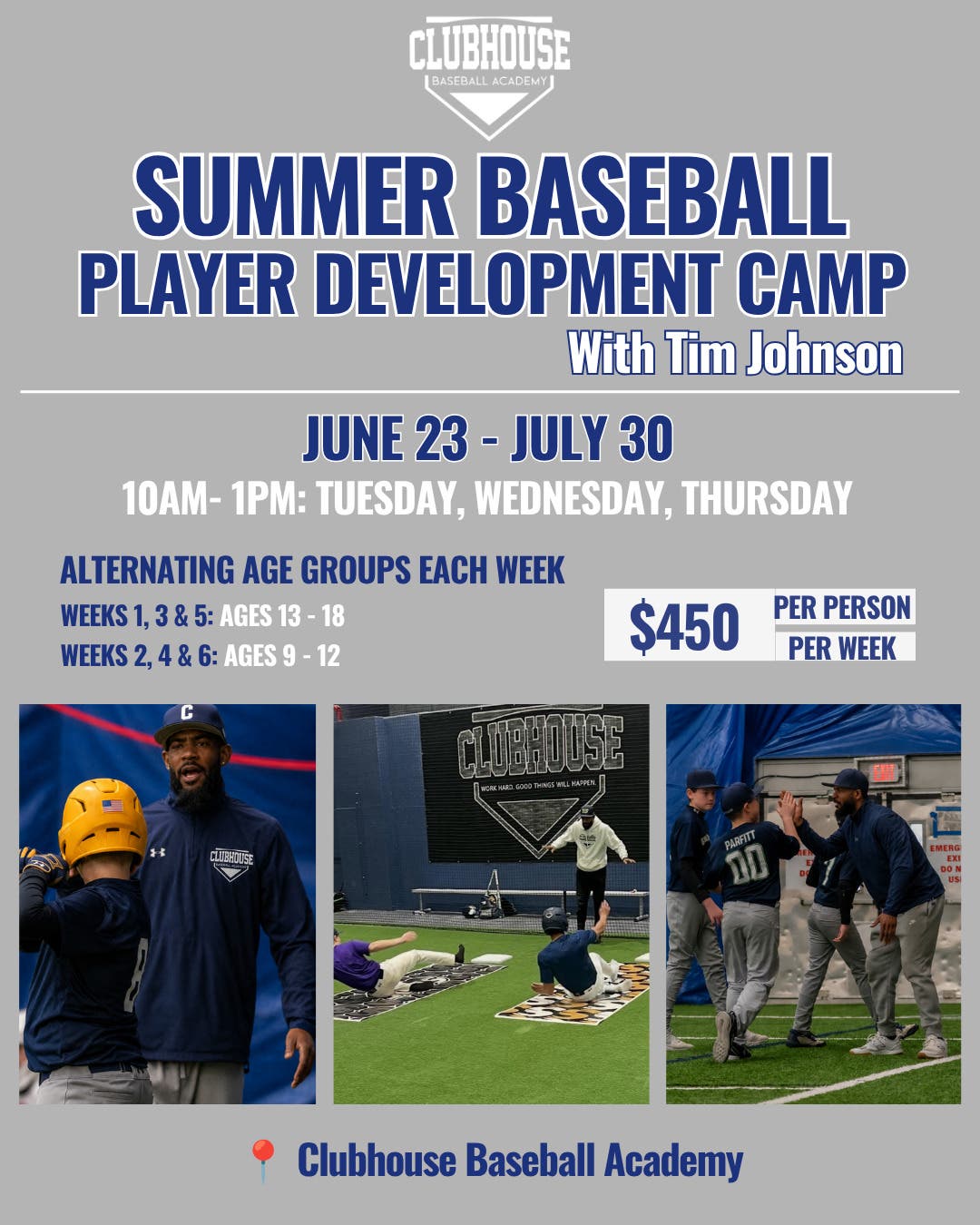 Summer Baseball Player Development Camp