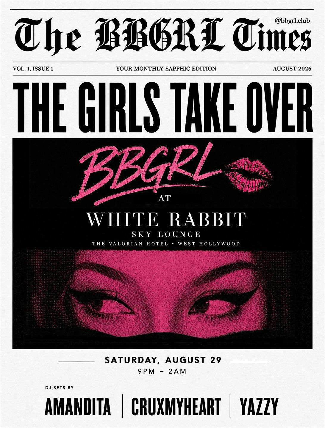 BBGRL Club at White Rabbit Sky Lounge