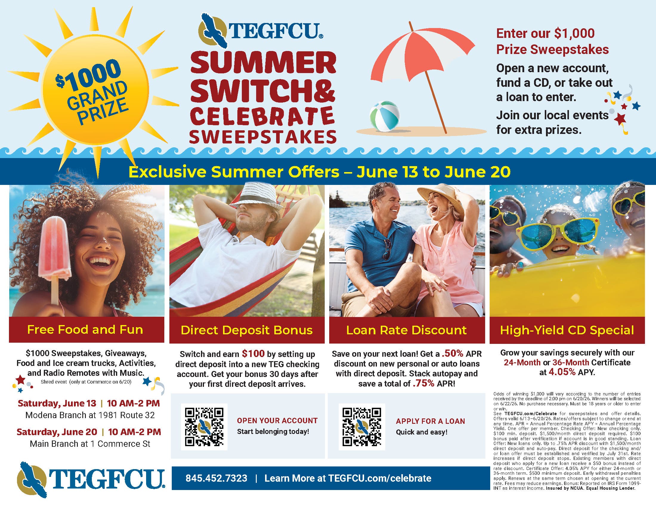 TEG Summer Switch & Celebrate – Free Community Event!