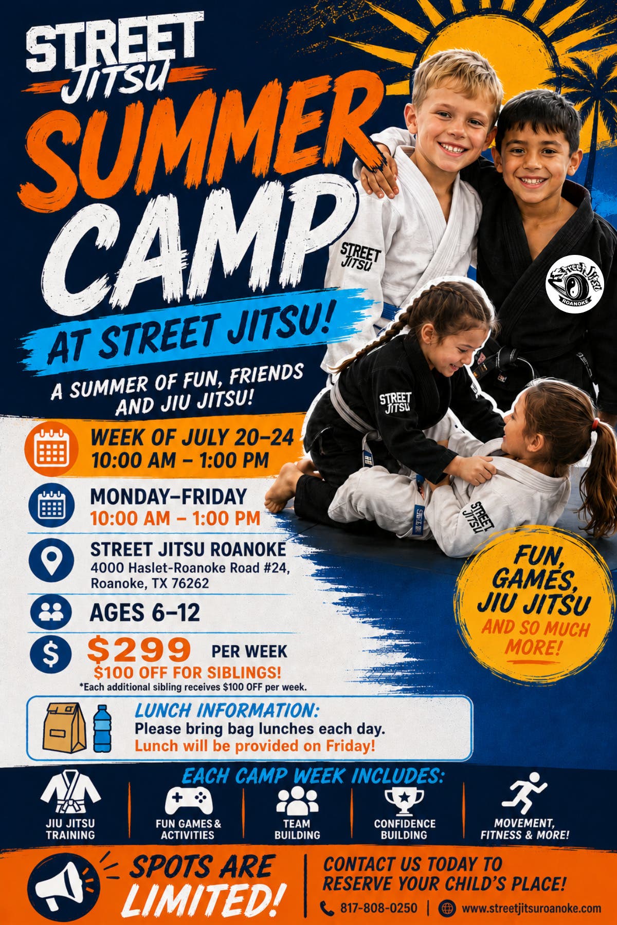 Kids Summer Camp in Roanoke – Street Jitsu