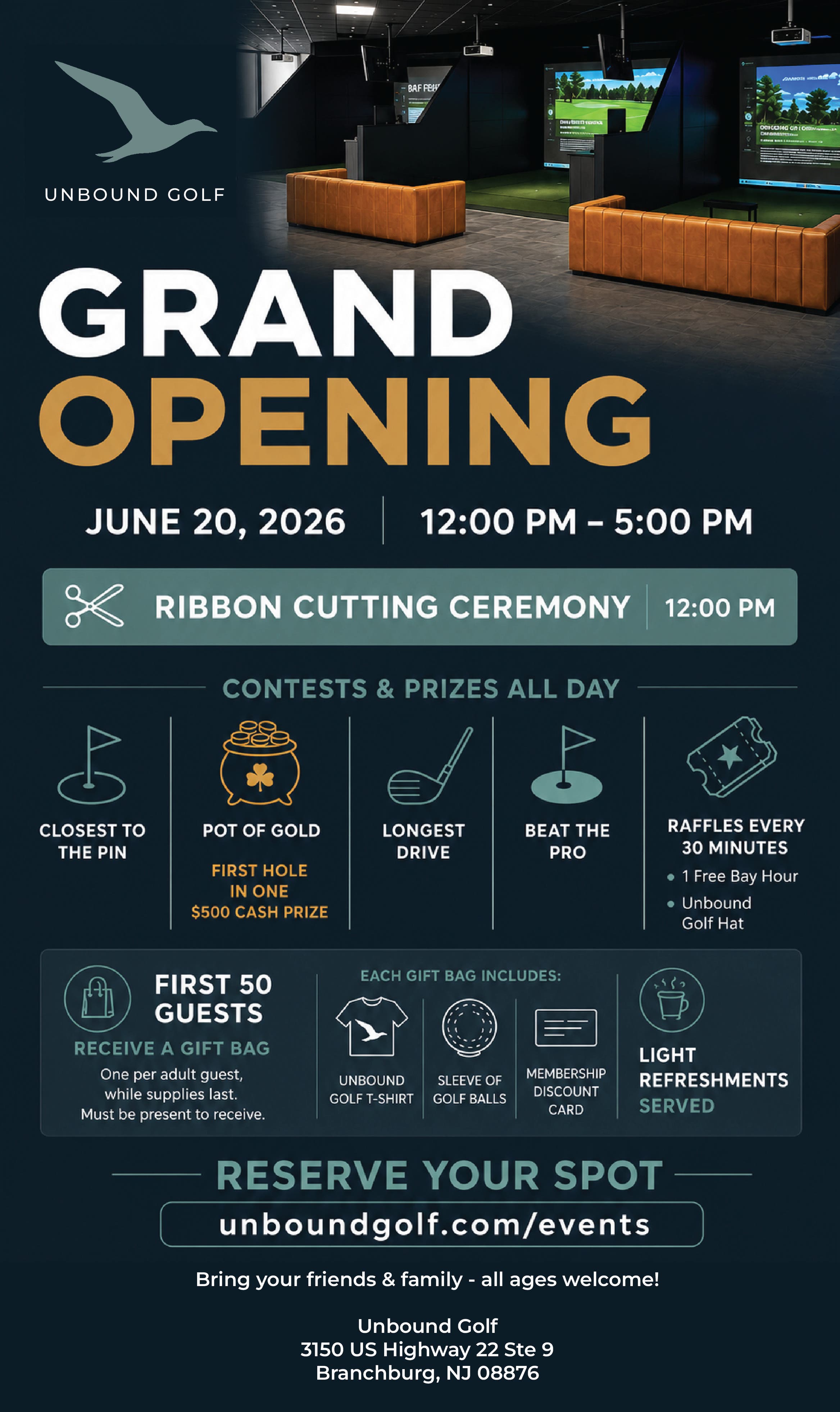 Unbound Golf Grand Opening