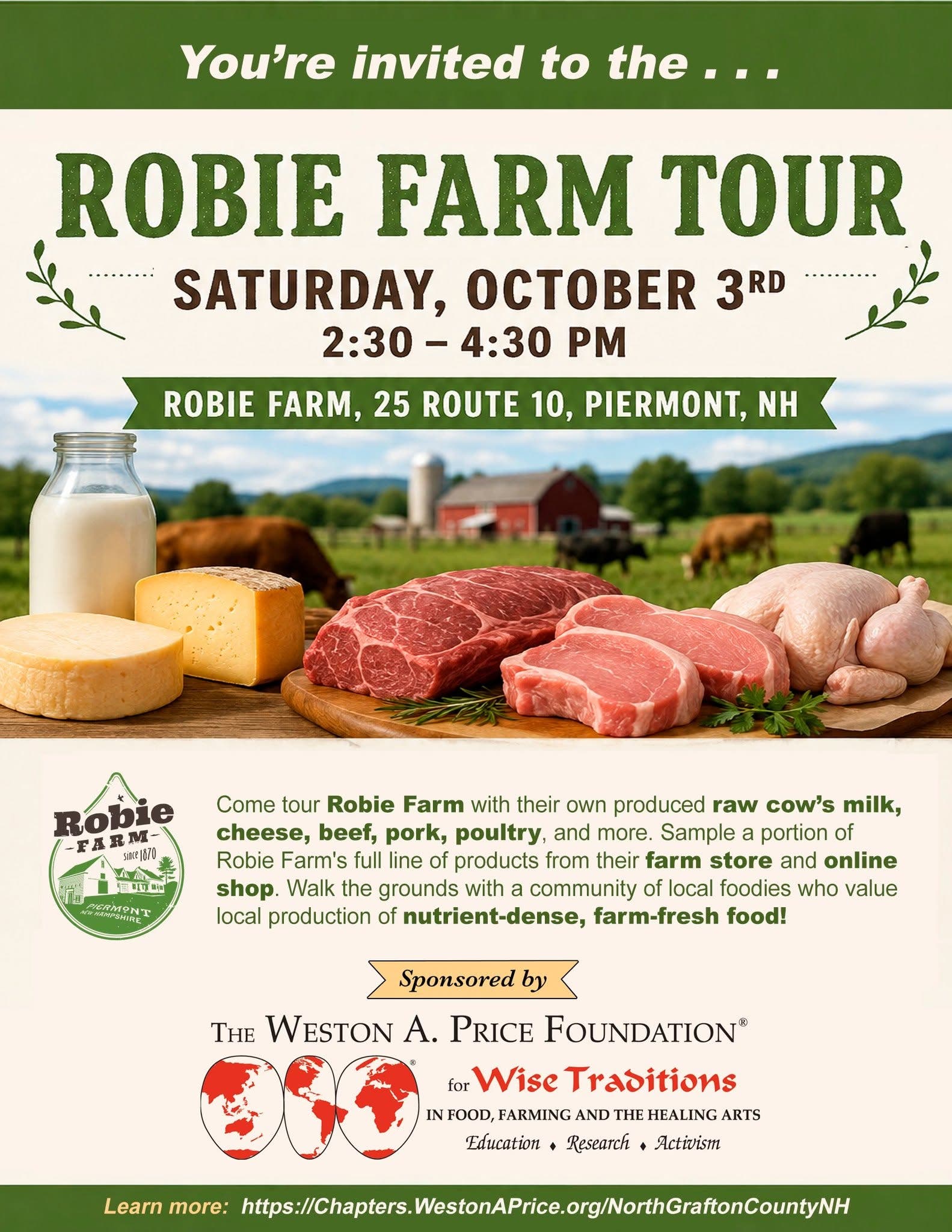 Robie Farm Tour: Experience Traditional Foods