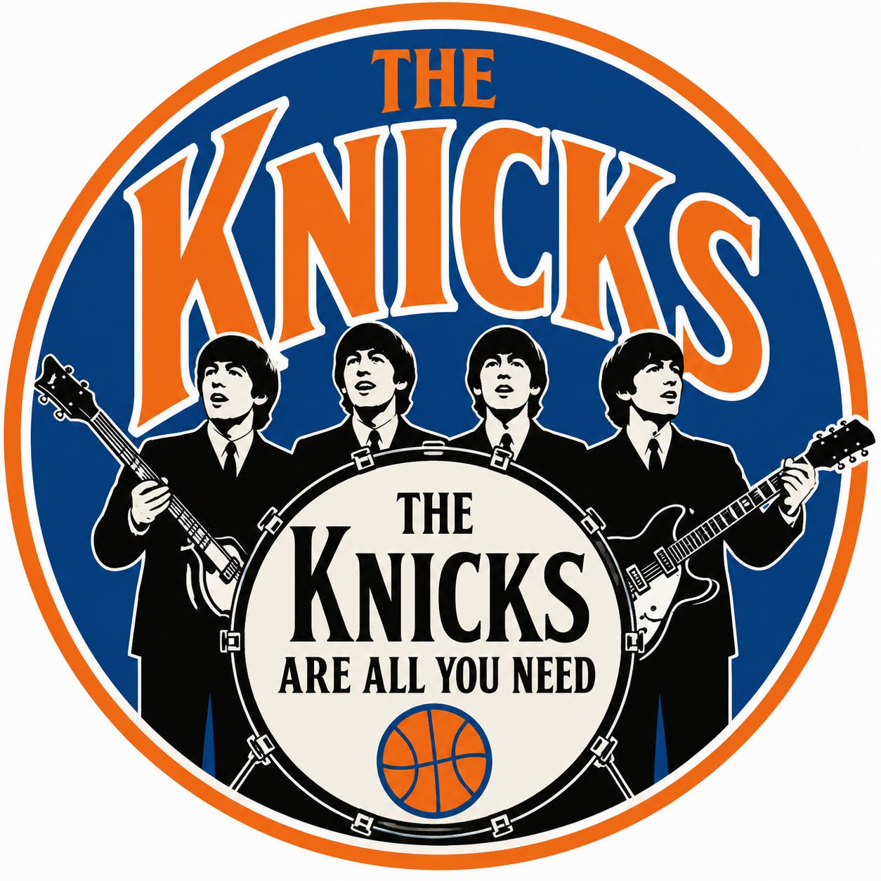 Basketball AND The Beatles! A perfect match.