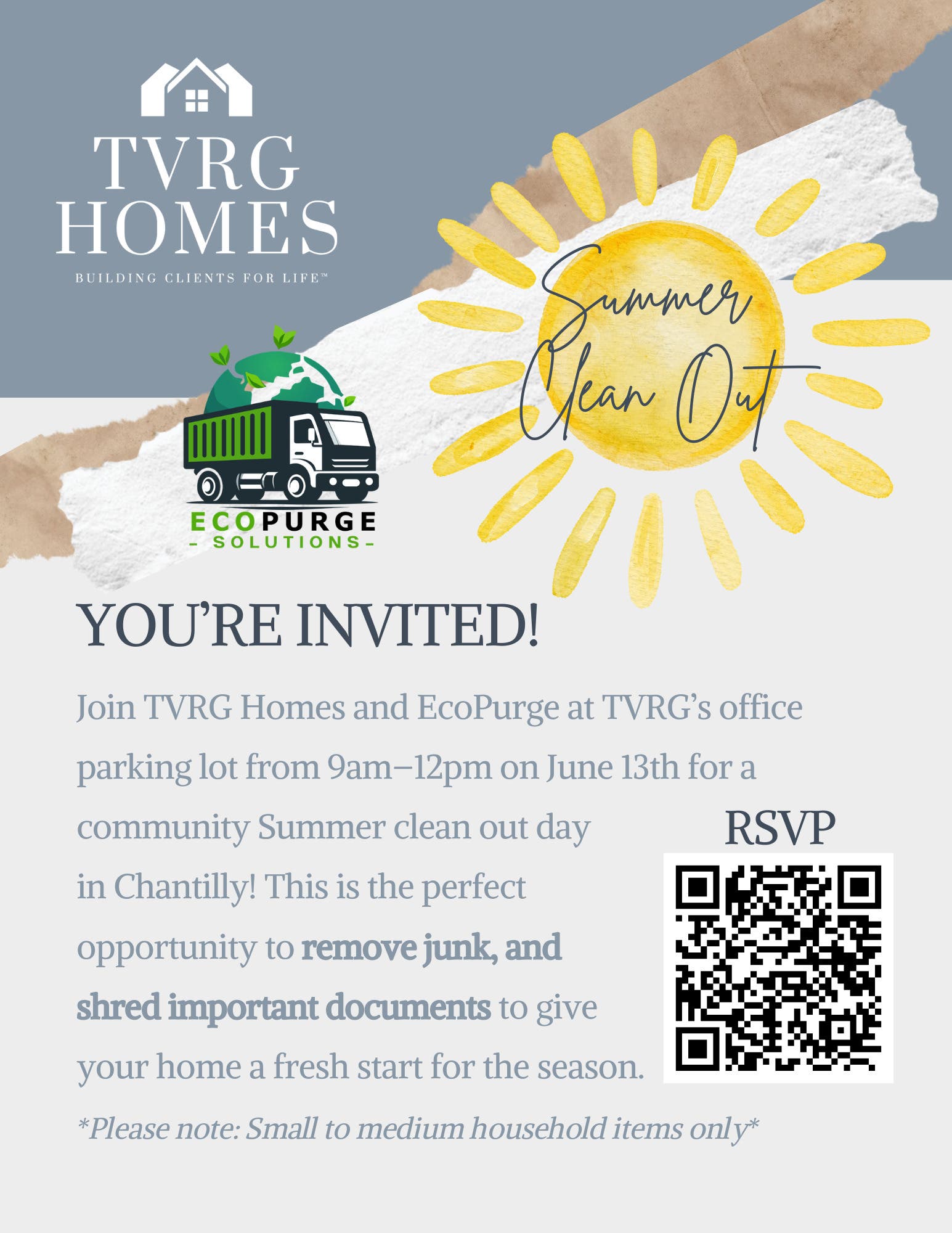FREE Community Shred & Junk Removal Event 