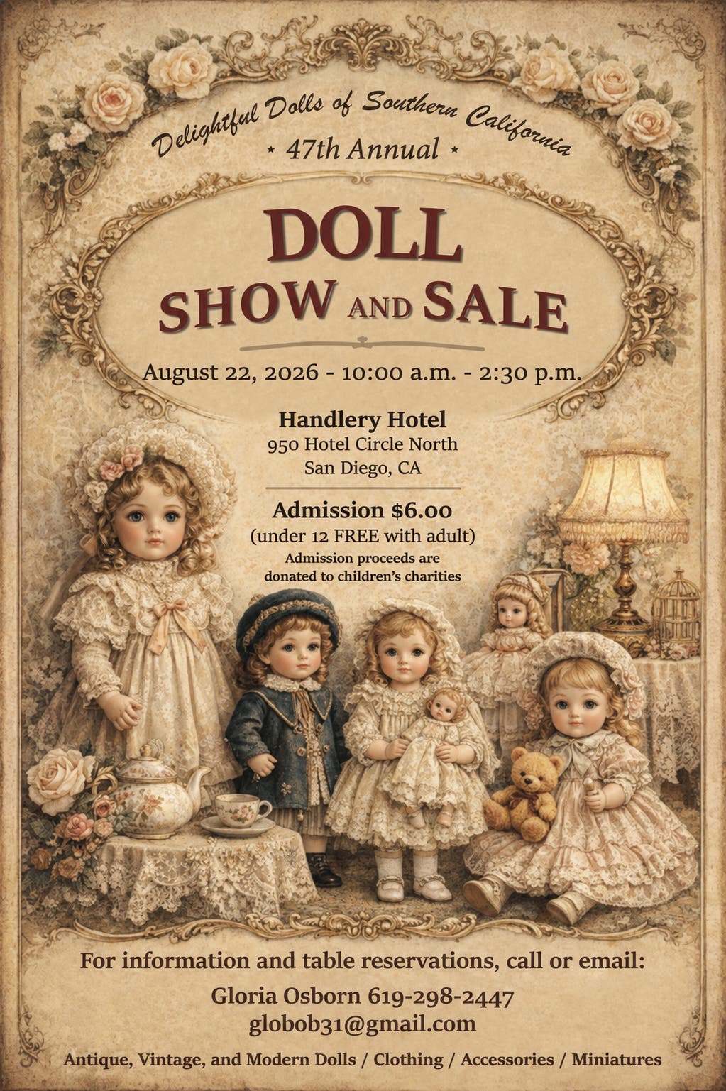 Delightful Dolls of Southern California 47th Annual Doll Show & Sale