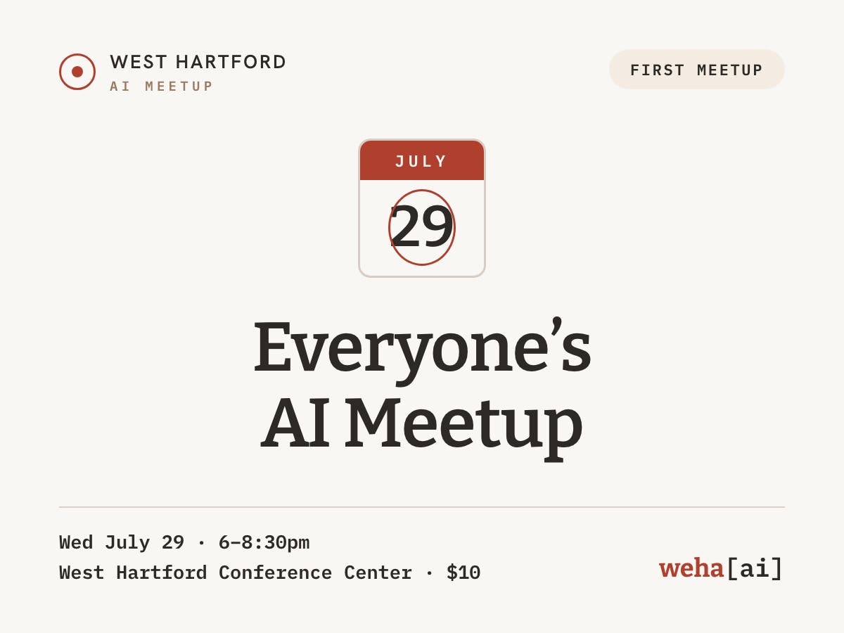 West Hartford AI: Community Meetup