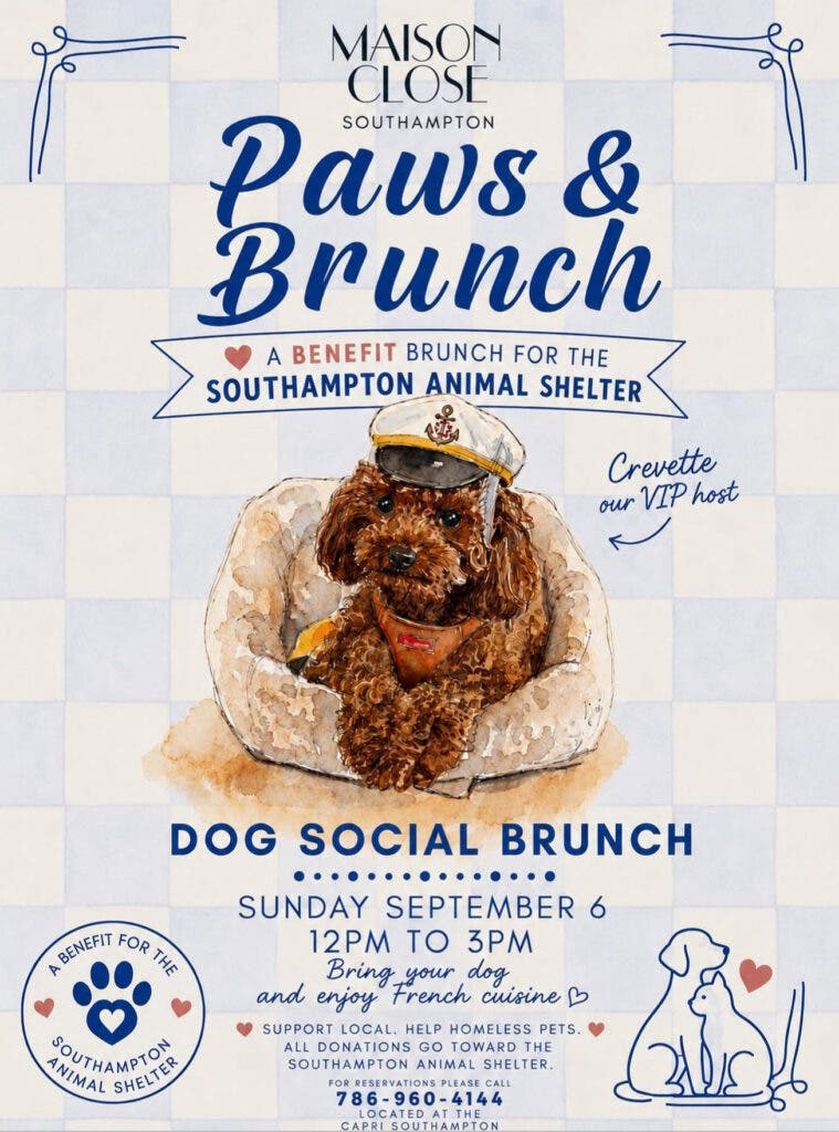 Dog Social Brunch at Maison Close