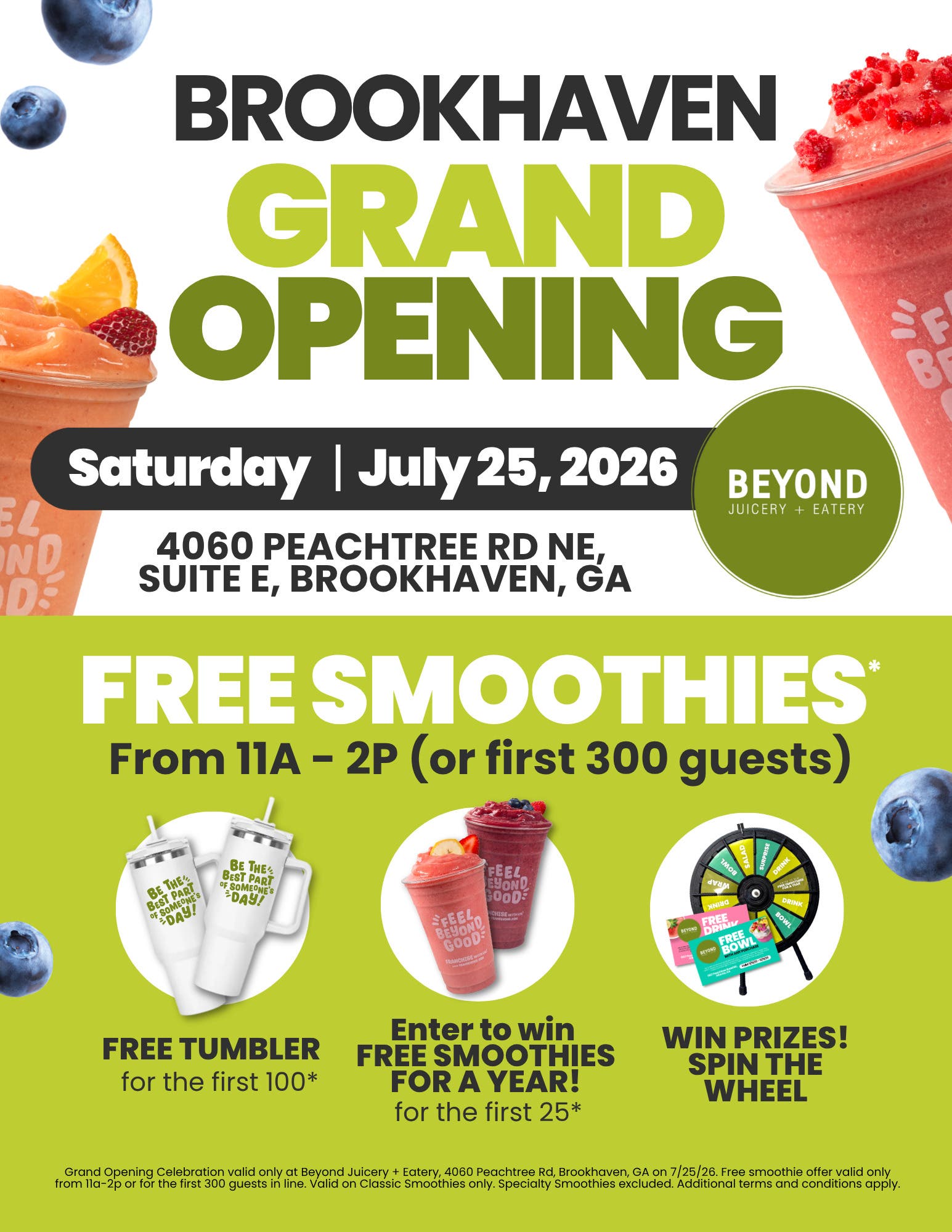 Beyond Juicery + Eatery Grand Opening in Brookhaven!