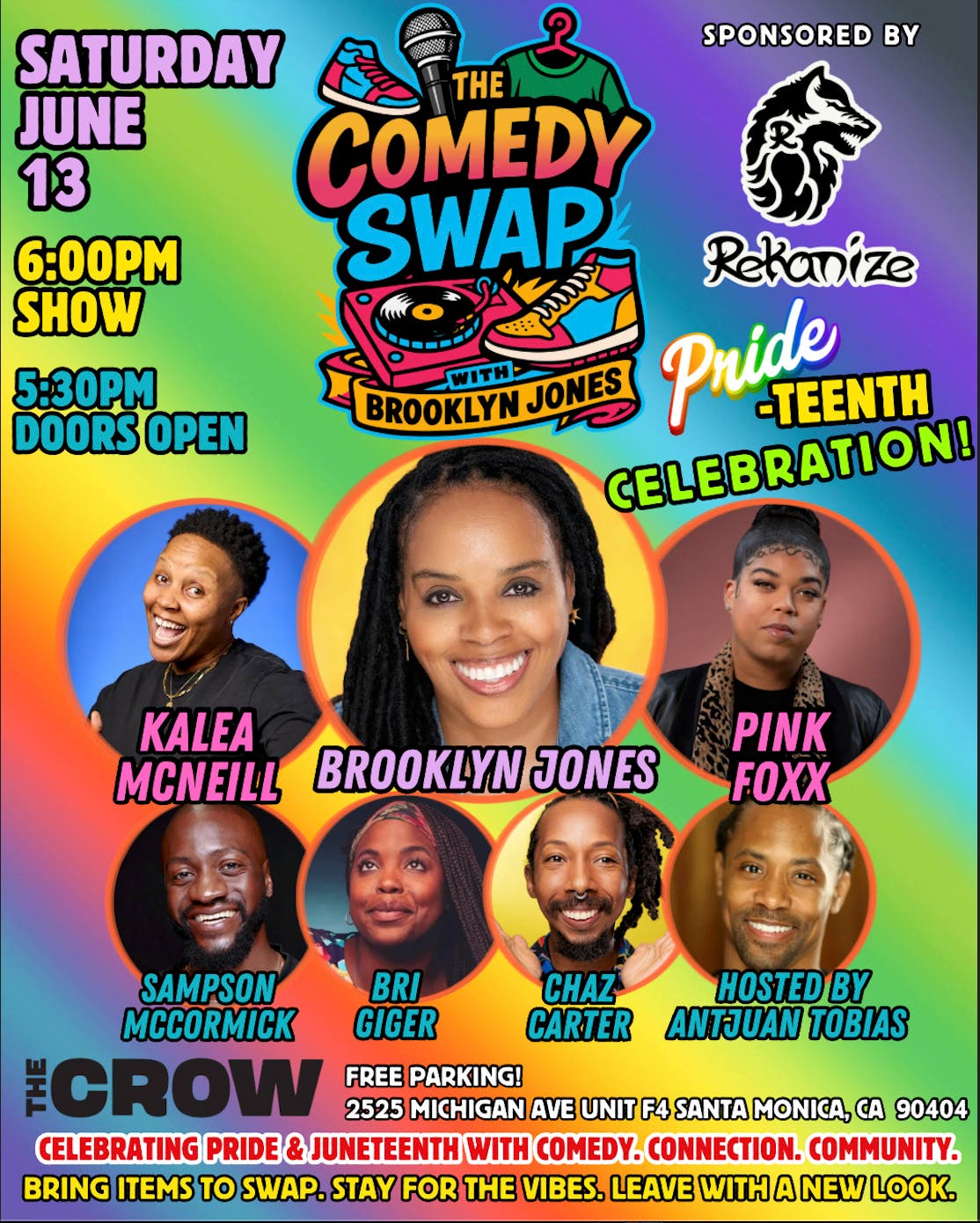 The Comedy Swap - Pride-Teenth Celebration 