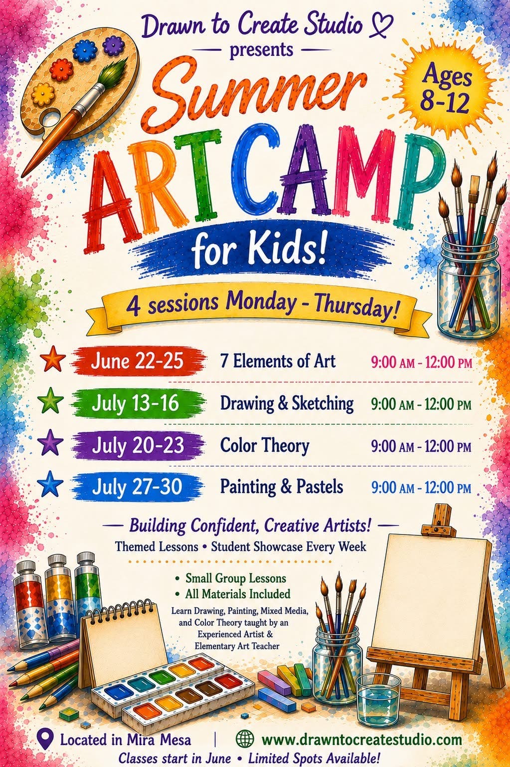 Summer Art Camp for Kids!