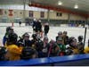 Participants gather to hear instructions from the Coaches as the clinic begins.
