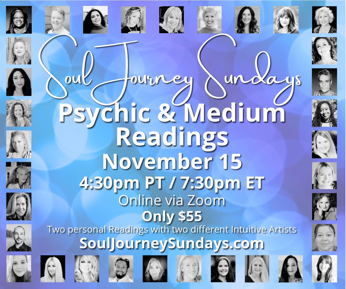 Soul Journey Sundays - Psychic & Mediumship Readings