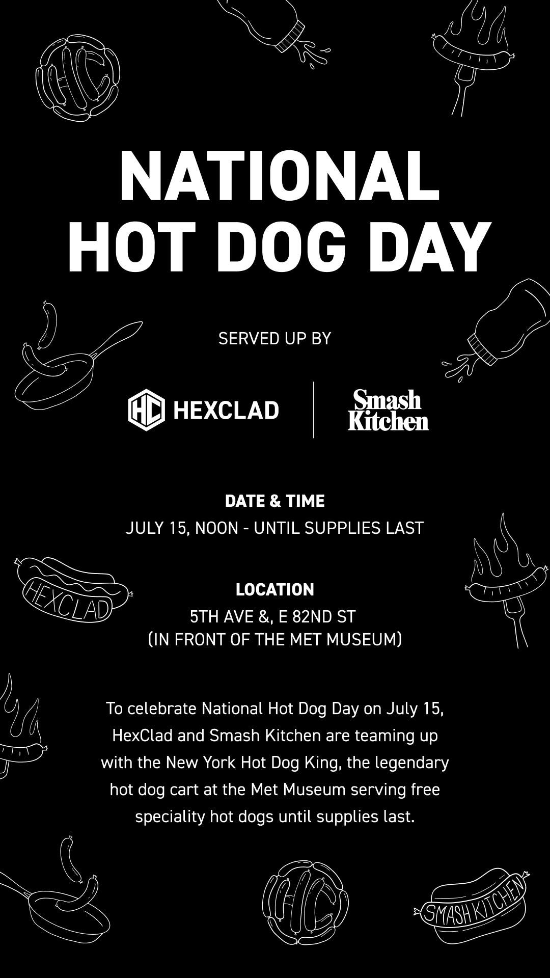 National Hot Dog Day with Smash Kitchen and HexClad!