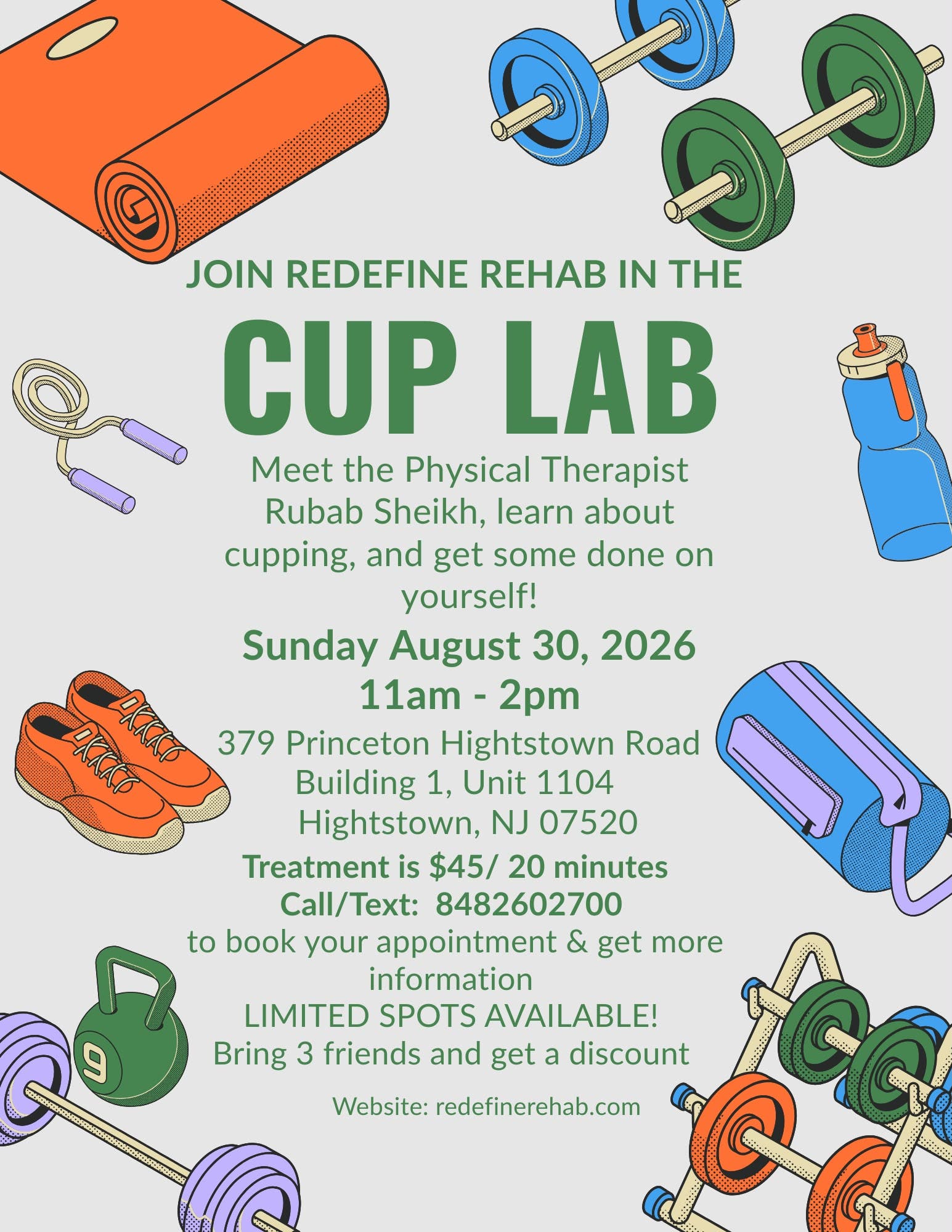 Rehab Redefine Cupping Event