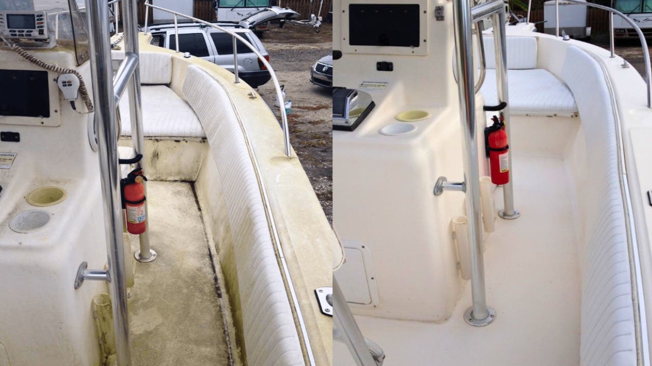 Expert Interior Boat Cleaning Services Detroit-Quality Choice Boat Detailing
