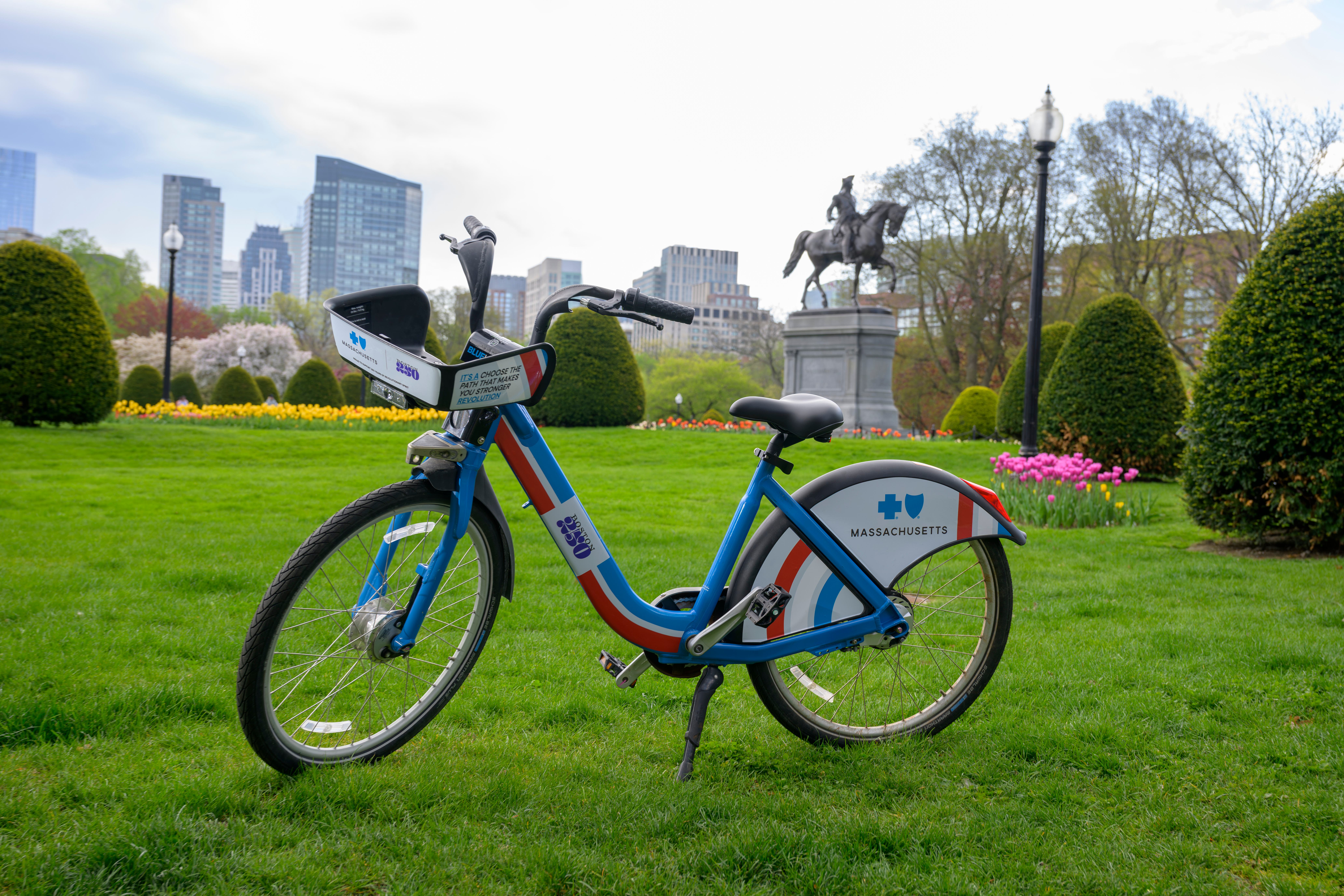 BCBSMA Helps Riders Celebrate Boston 250 with Free Bluebikes Credits!