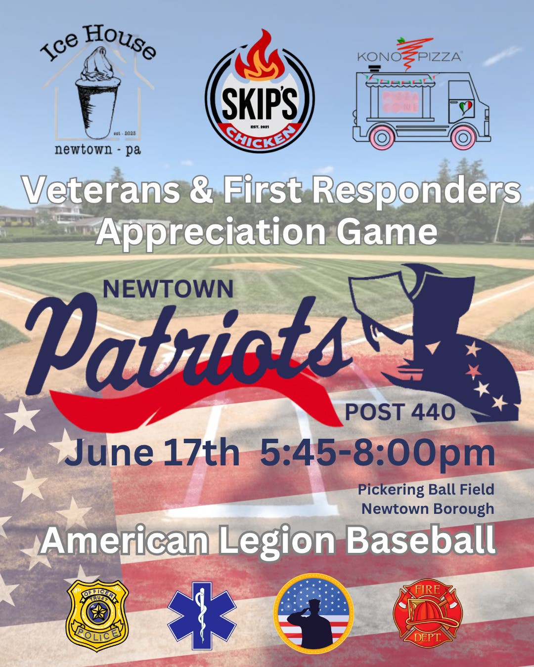 Veterans and first responders appreciation game