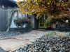 Entryway with Mexican pebbles, built on a budget