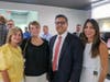 Silvia Larrauri, Former St. Stephen's Episcopal School Head, Laura Roberts, Jesus Socorro, PTS Board Chair, and Denise Gallardo, Associate Head of School for External Relations