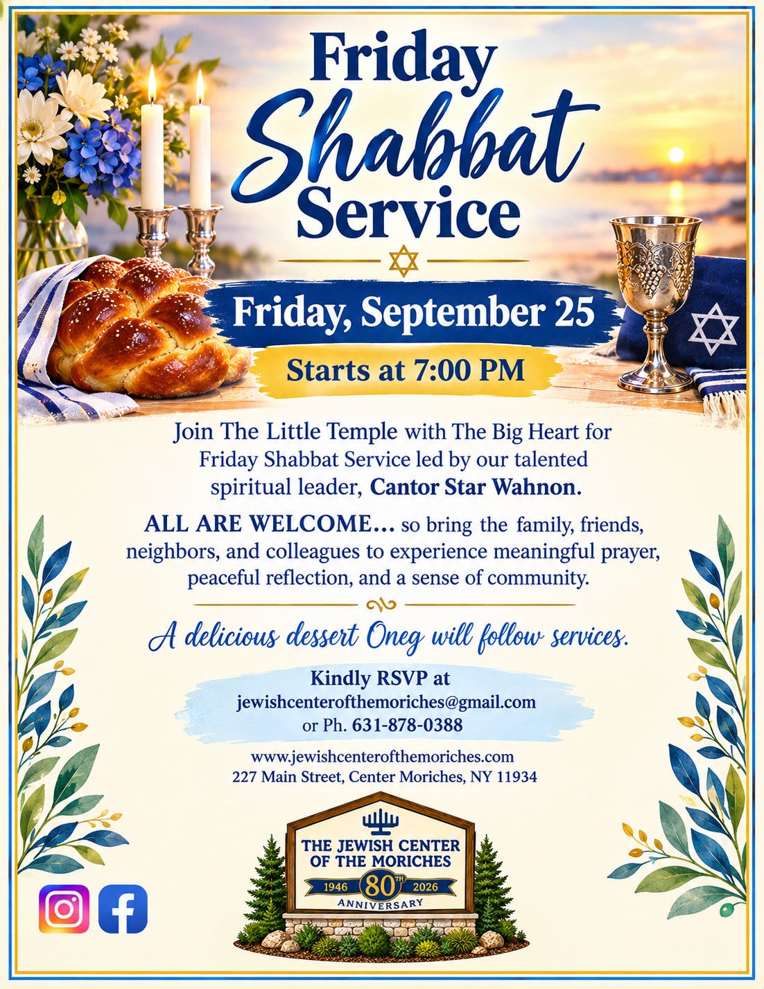 Friday Shabbat Service