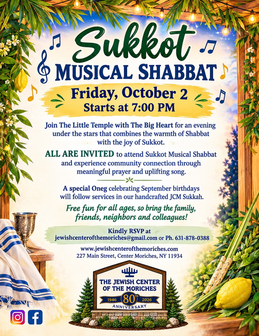 Sukkot Musical Shabbat