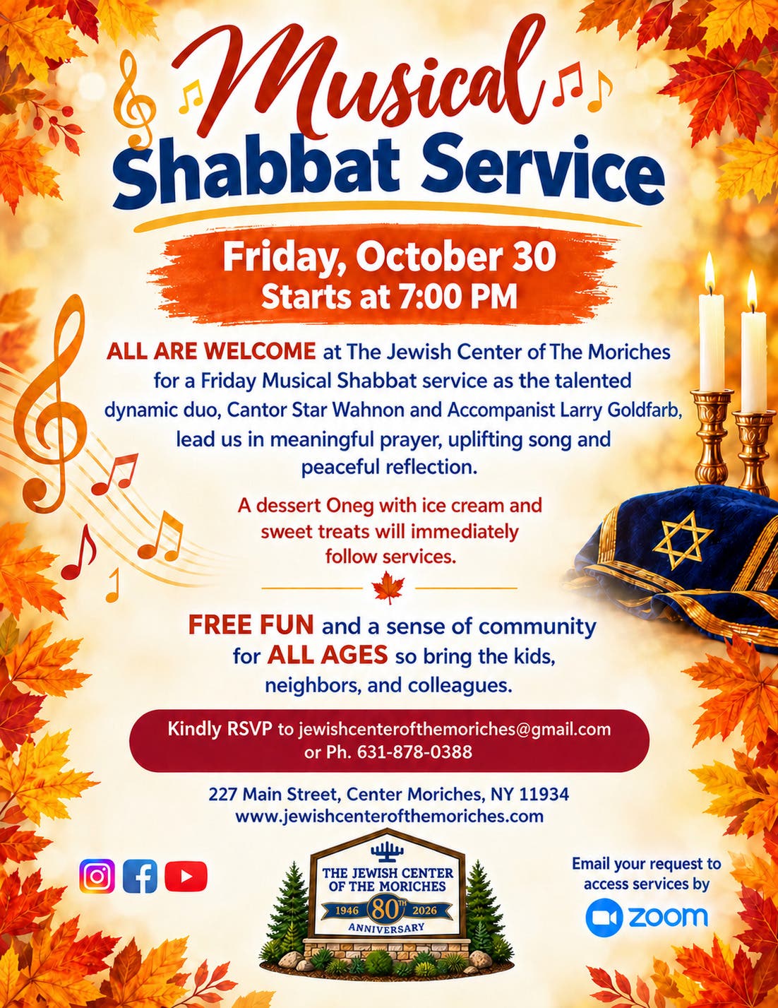 Musical Shabbat Service