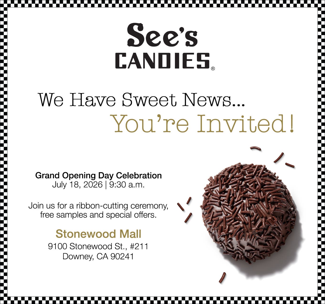 See's Candies Grand Opening!