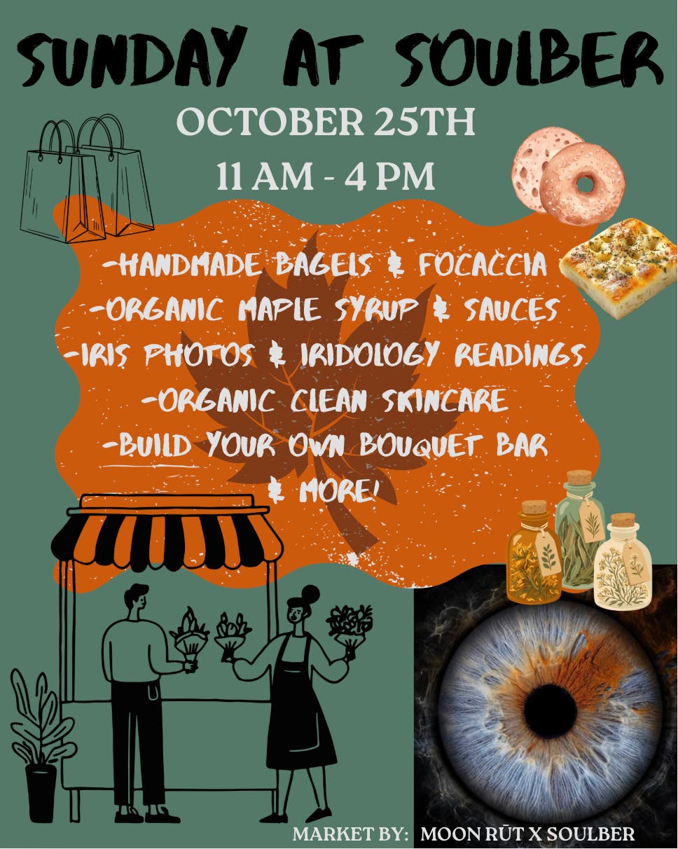 Sunday @ Soulber Artisan Pop Up!