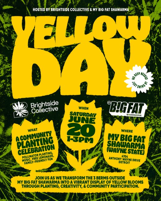My Big Fat Shawarma and Brightside Collective team up to celebrate National Yellow Day