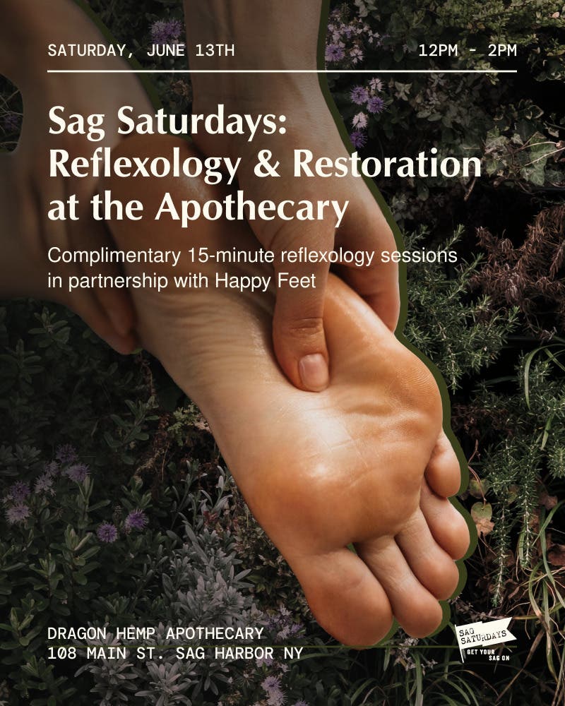 Sag Saturdays: Reflexology & Restoration at The Apothecary