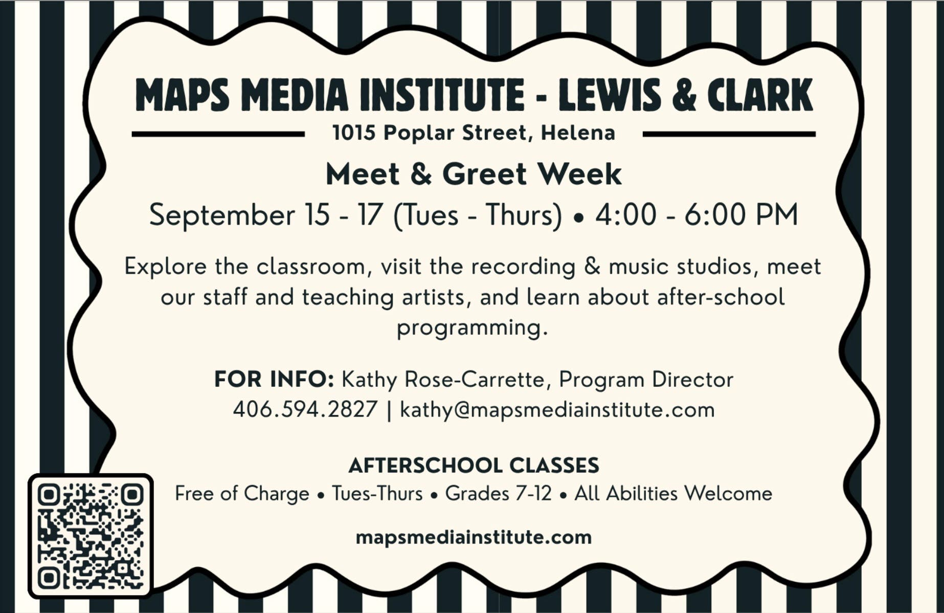 Maps Media Institute - Lewis & Clark Meet & Greet Week