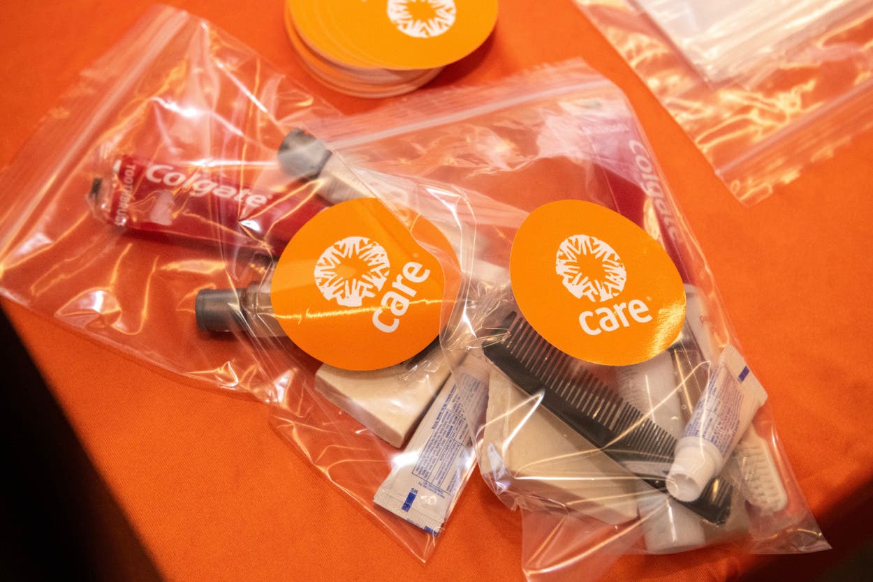Volunteer With CARE to Prepare CARE PACKAGE Kits for Families Recovering from Disasters